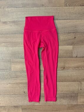 Lululemon Size 2 Align High-Rise Crop 23" Pretty Spring Colorful Yoga Pilates